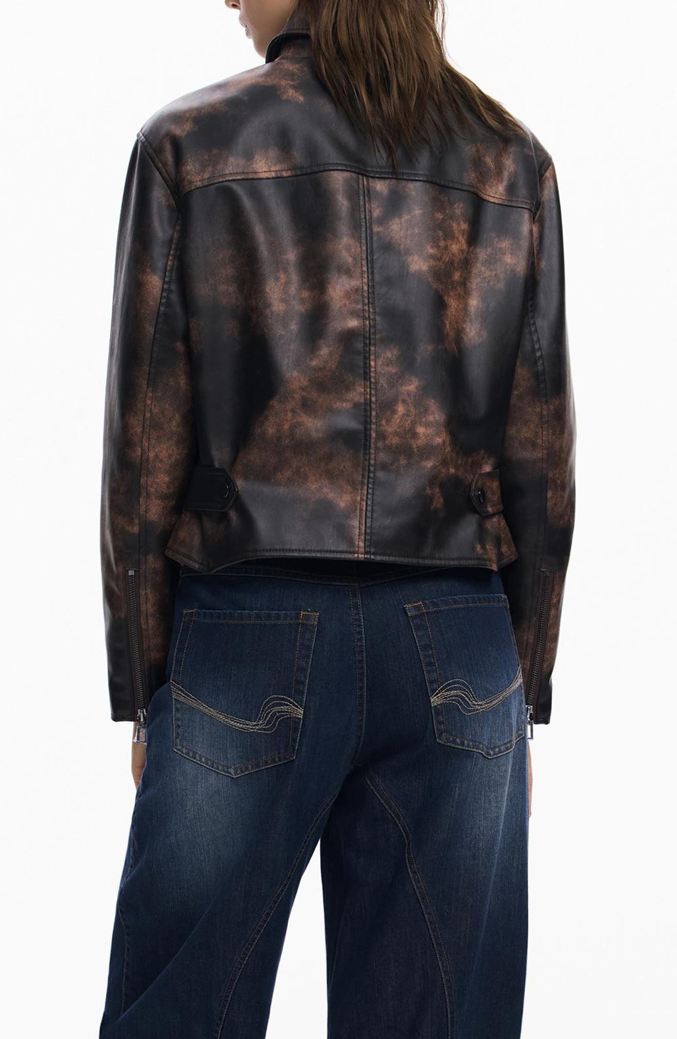 Faux Leather Jacket - image 2