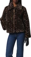 Apparis Elis Leopard Pattern Pluche™ Faux Fur Coat