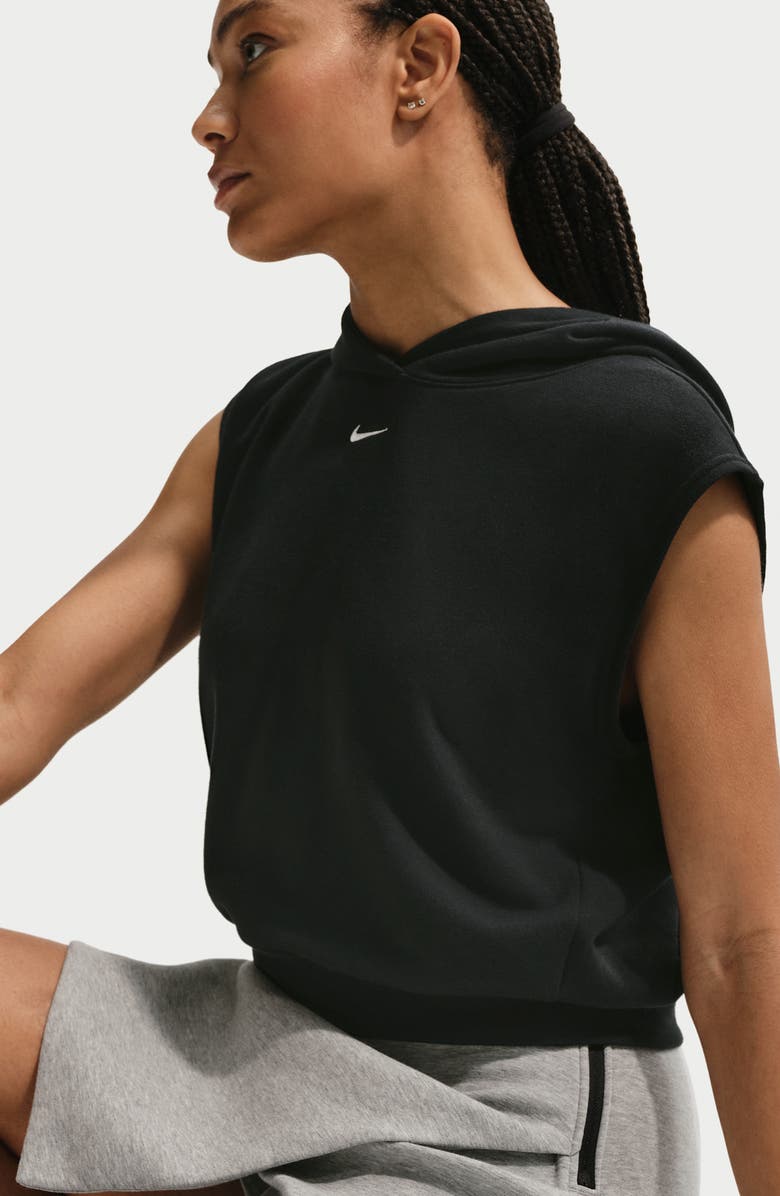 Nike Cotton Blend Tech Fleece Skort, Alternate, color, Dark Grey Heather/ Black
