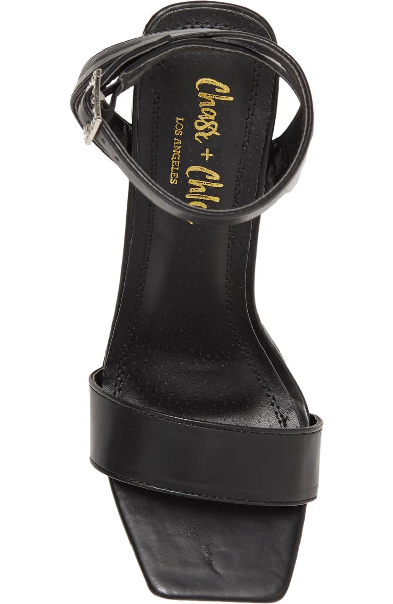 CHASE AND CHLOE Rayla Ankle Strap Platform Sandal, Alternate, color,