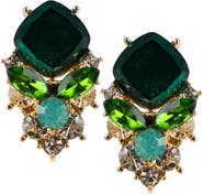 JARDIN Crystal Stud Earrings