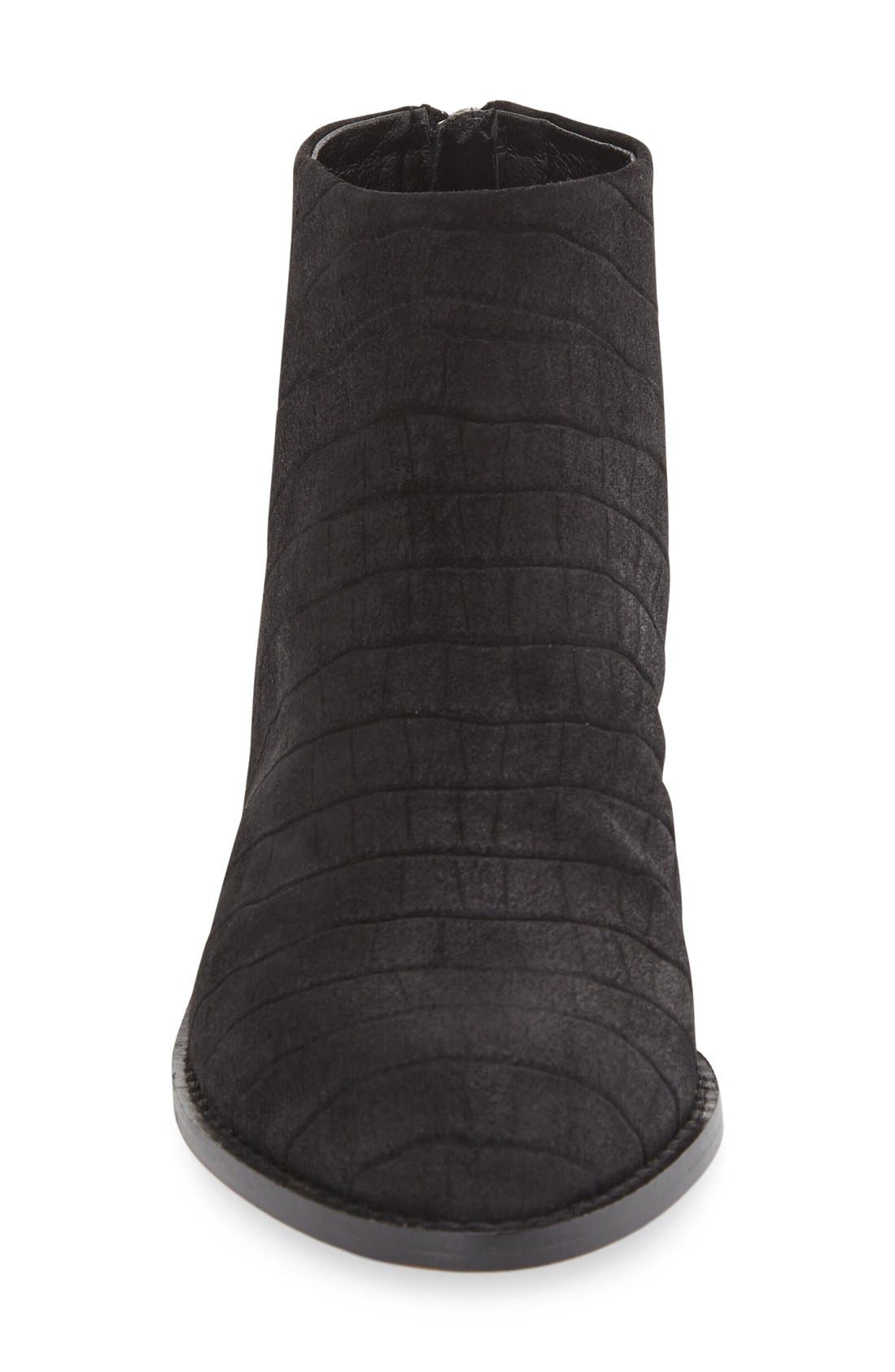 Kelsi Dagger Brooklyn 'Cumberland' Croc Embossed Bootie, Alternate, color, 