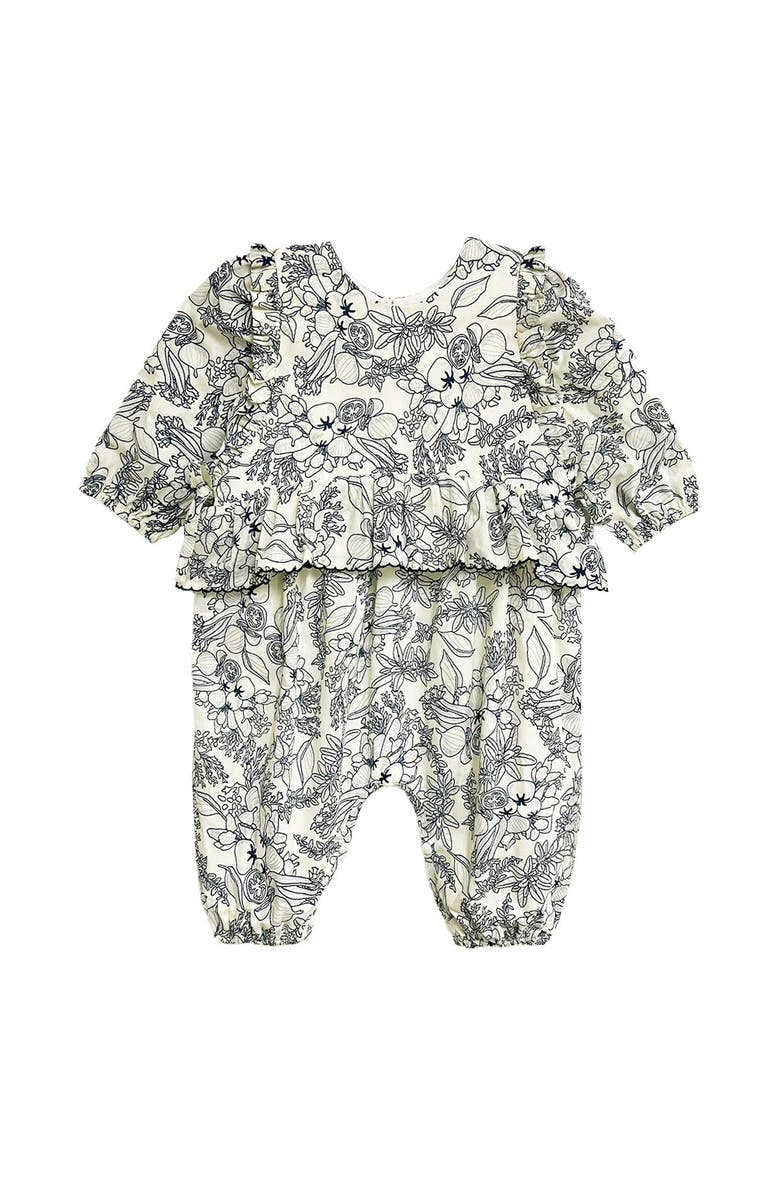 Mabel + Honey Lucy Blue Romper, Main, color, Blue