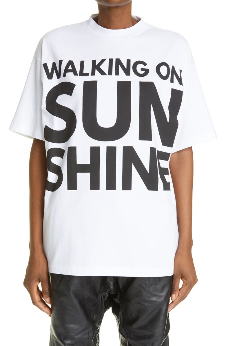 HFD Unisex Walking on Sunshine Graphic Tee, Main, color,