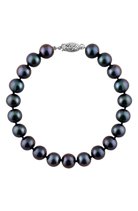 Black Cultured Freshwater Pearl Bracelet