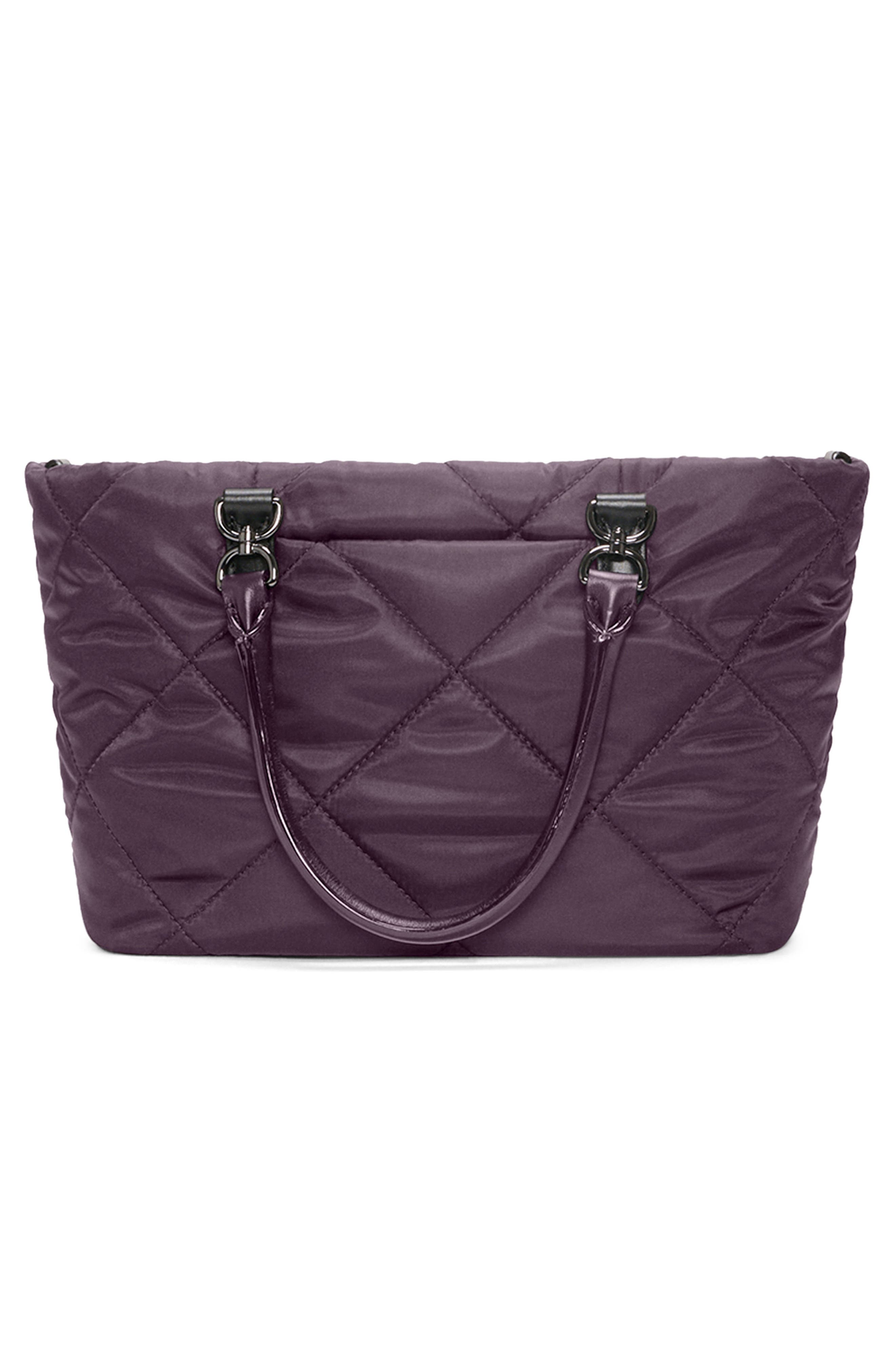 MZ Wallace Medium Madison East/West Tote, Alternate, color, Raisin