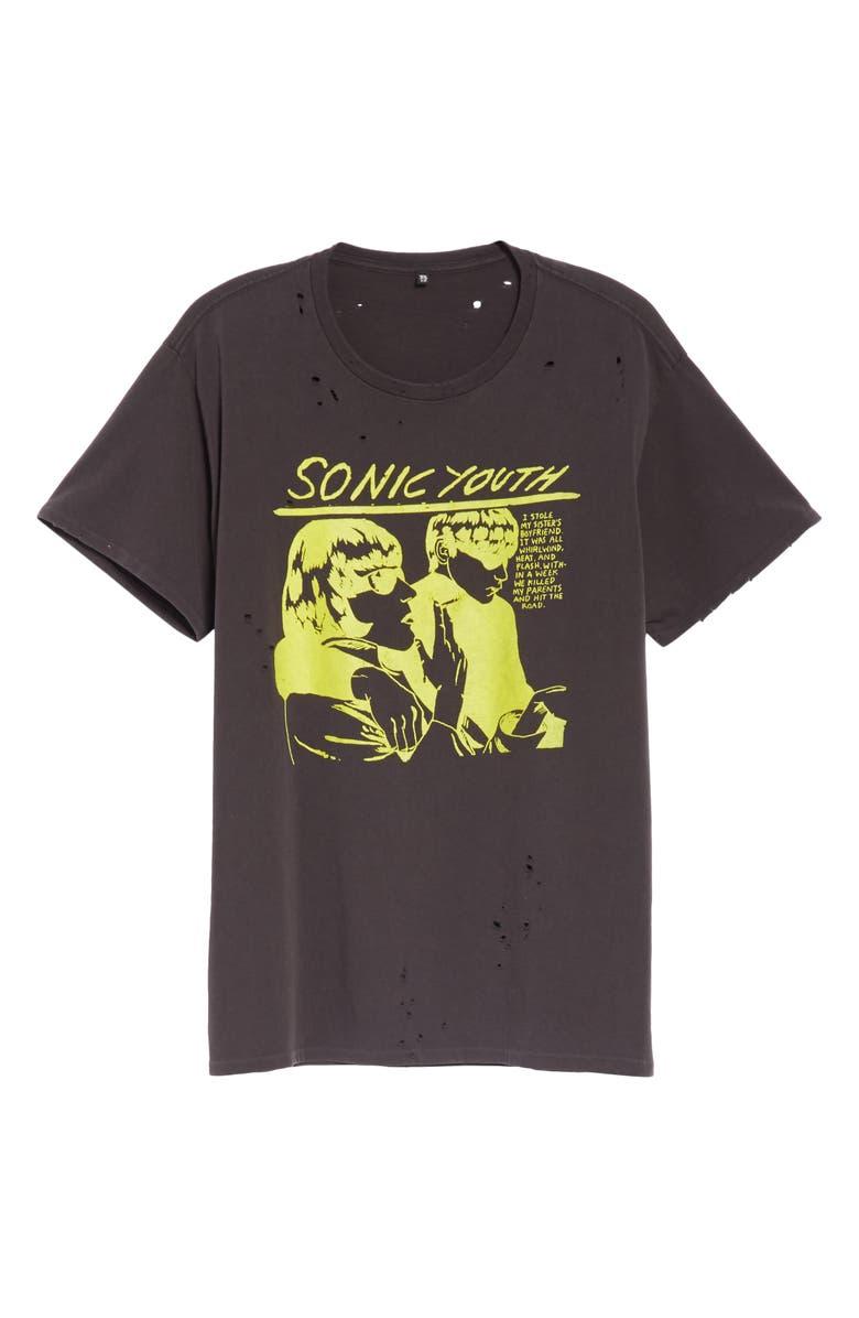 R13 Sonic Youth Print Tee, Alternate, color, 