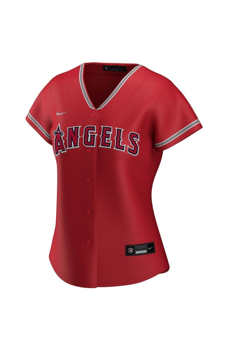 Nike Women's Nike Mike Trout Red Los Angeles Angels Alternate Replica Player Jersey, Alternate, color, Red