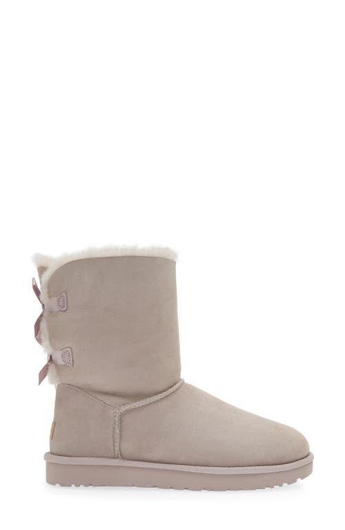 Ugg ® Bailey Bow Ii Genuine Shearling Boot In Pale Smoke