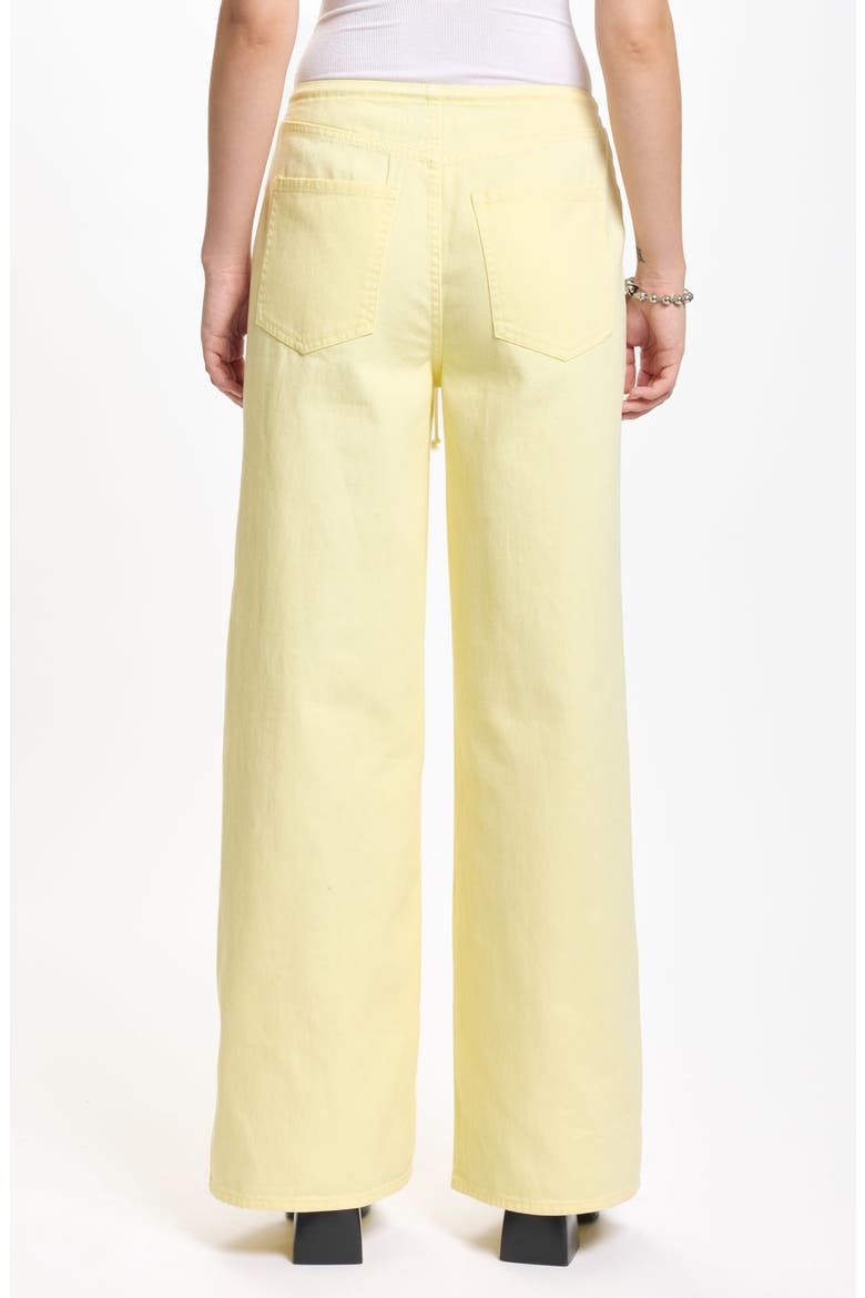 Madison Tie Waist Wide Leg Jeans, Alternate, color, SUNNY