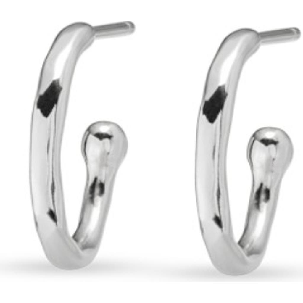 Unode50 Hoop Shaped Earrings In Metallic