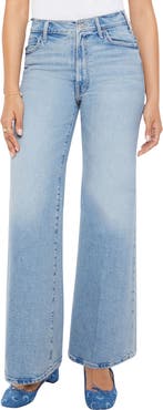 MOTHER Lil Hustler Roller Sneak Wide Leg Jeans