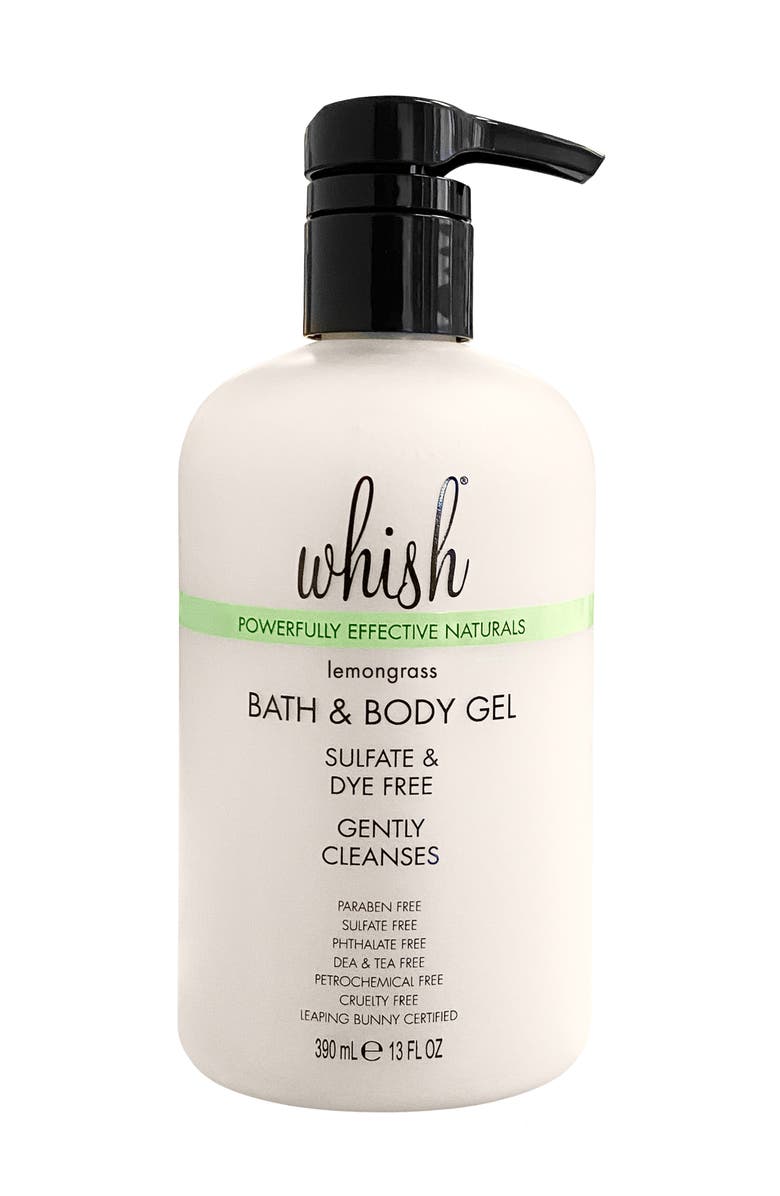 Whish Beauty Bath & Body Gel, Main, color, Lemongrass