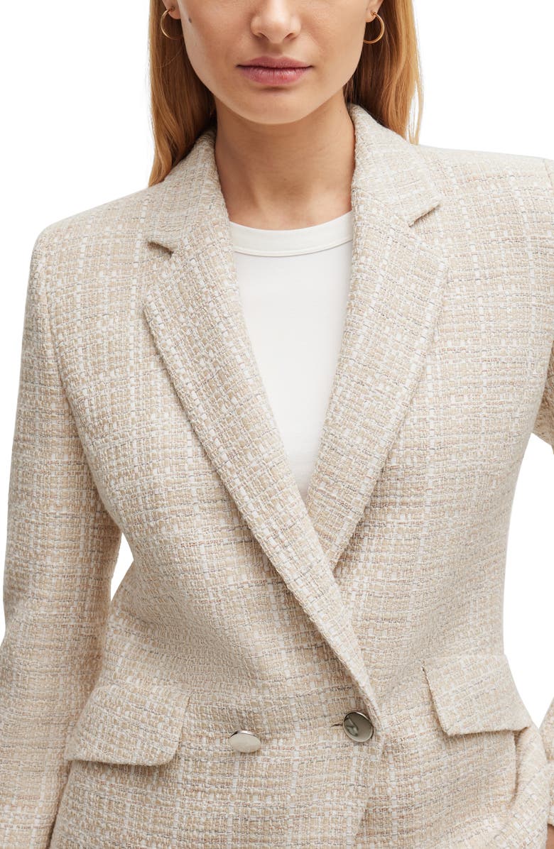 BOSS Jarinara 3 Tweed Blazer, Alternate, color, 