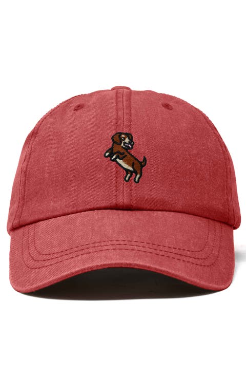 Dachshund Embroidered Dad Cap
