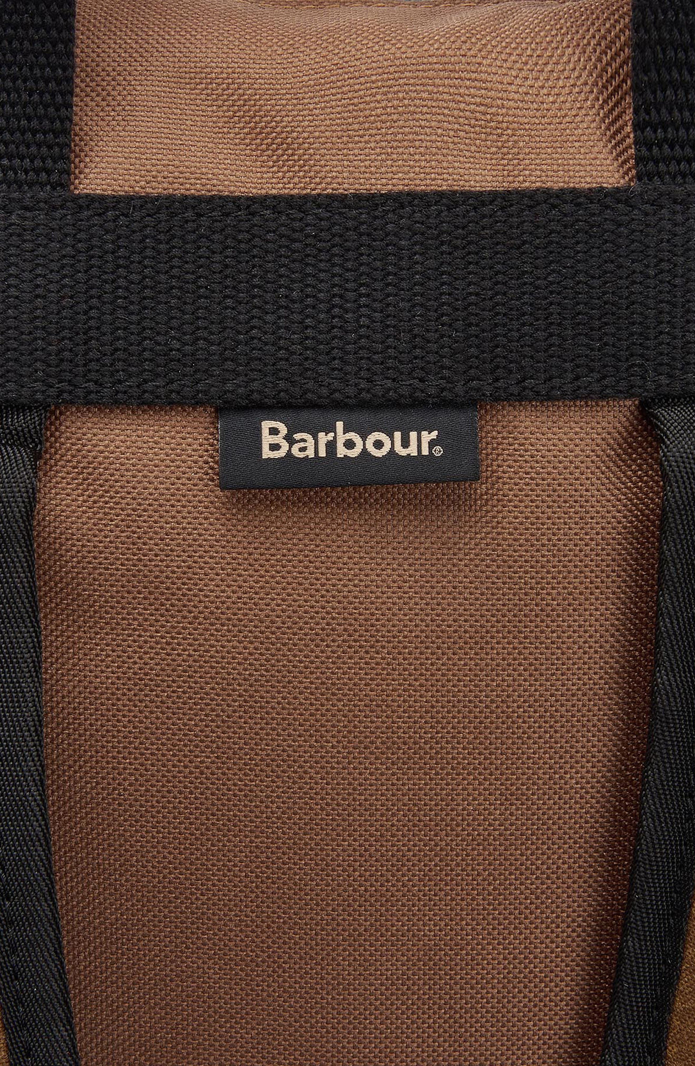 Barbour Field Water Resistant Waxed Cotton Backpack, Alternate, color, 