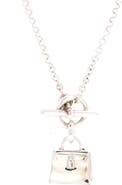 Pre-Owned Hermes Amulettes Kelly Pendant NM Necklace Sterling Silver
