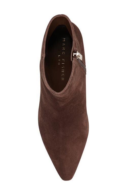 Marc Fisher Ltd Kolton Kitten Heel Bootie In Brown