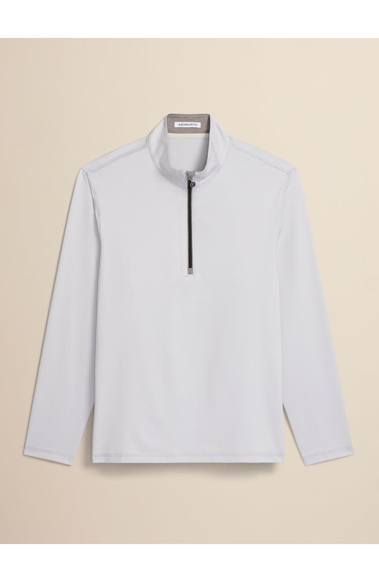 ASHWORTH GOLF La Jolla 1/4 Zip, Main, color, Grey Heather