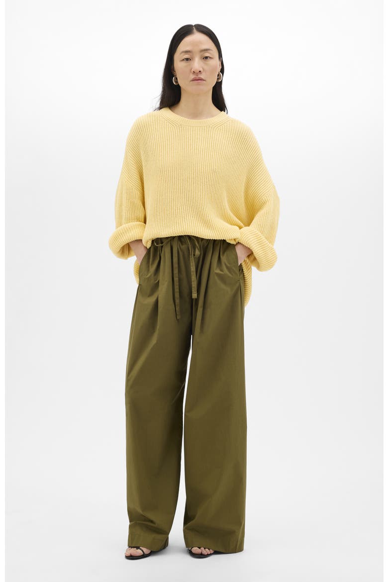 Draped Crew Knit, Main, color, Sun