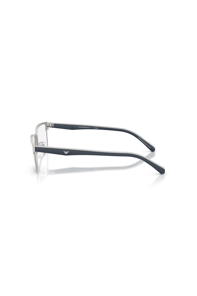 54mm Rectangle optical glasses, Alternate, color, Silver