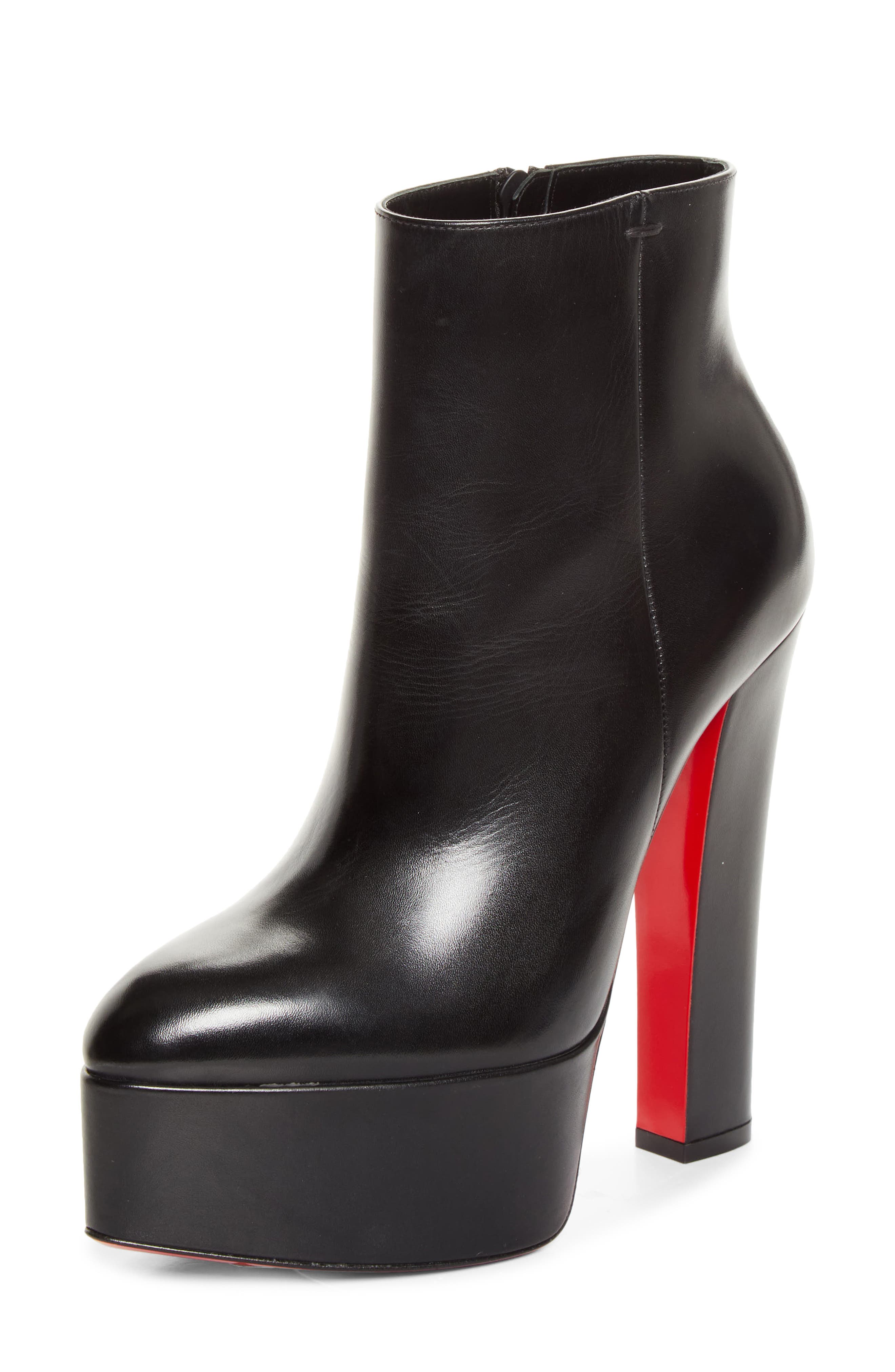 Jenna Platform Bootie, Main, color, BK01 BLACK
