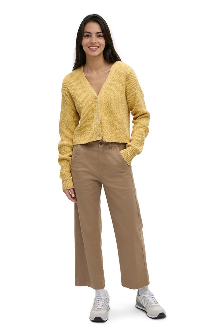 Poplar Cardigan, Main, color, Dusk Yellow