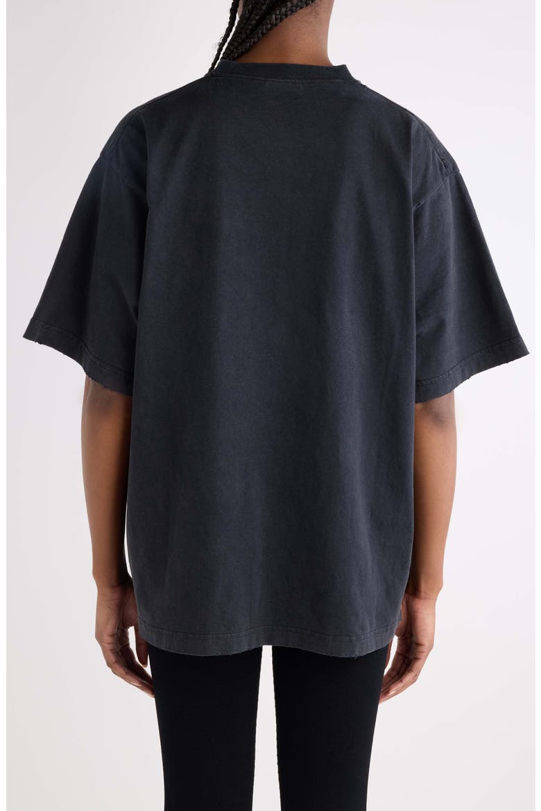 The Address Distressed Cotton Jersey Graphic T-Shirt, Alternate, color, 1041 FADED WASHED BLACK