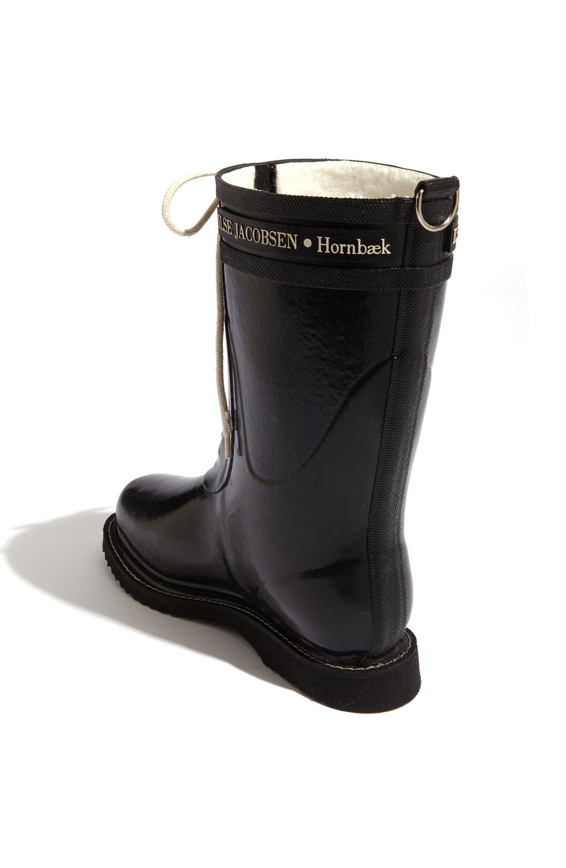Rubber Waterproof Boot, Alternate, color, BLACK