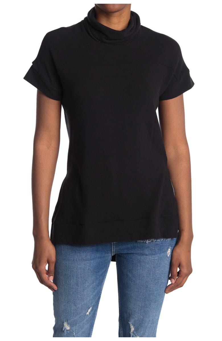 GO COUTURE Short Sleeve Turtleneck Sweater, Main, color, 