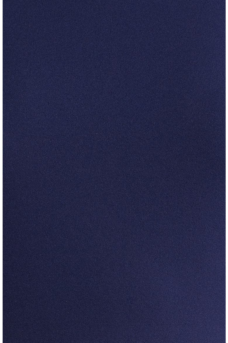 Sleeveless Cool Crepe Fit & Flare Dress, Alternate, color, DEEP NAVY/ WHITE DOVE