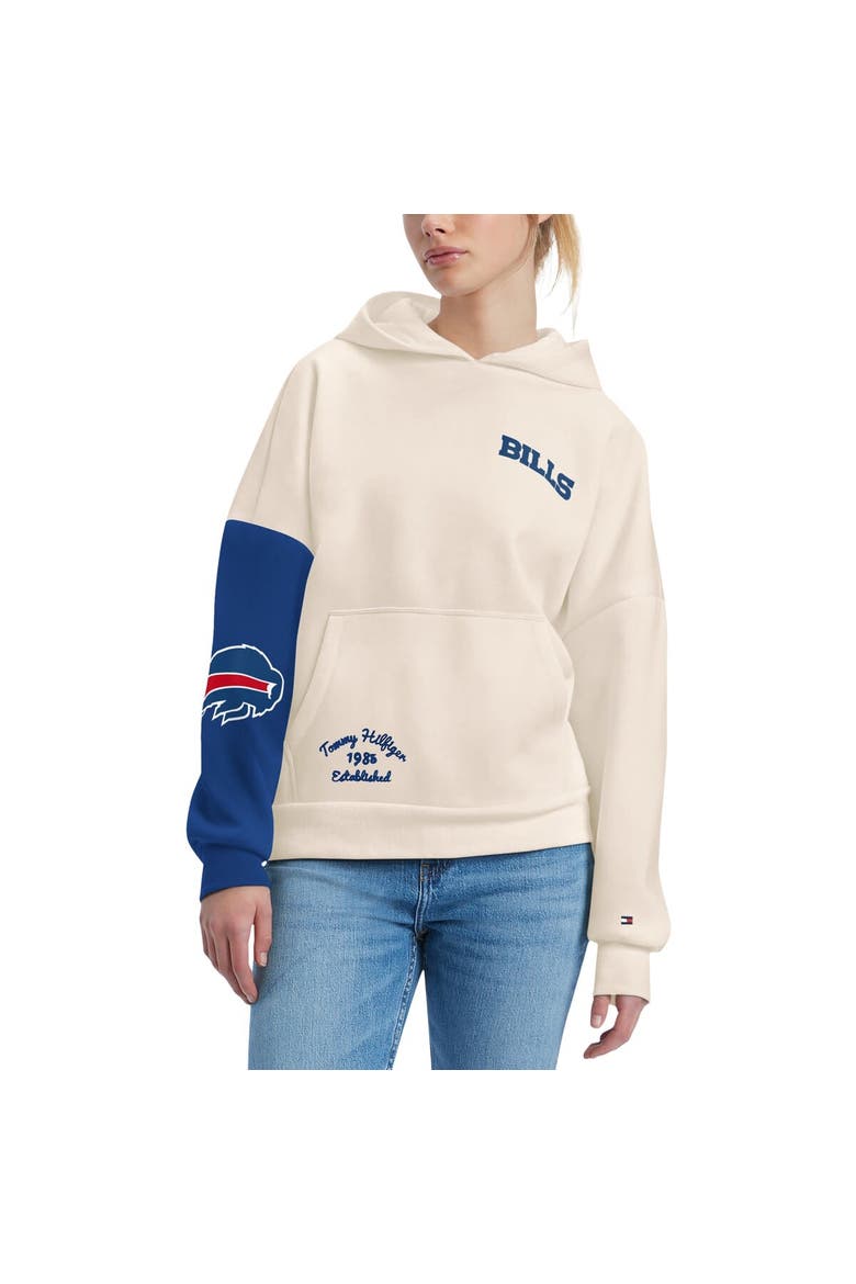Women's Tommy Hilfiger Cream/Royal Buffalo Bills Harriet Pullover Hoodie, Main, color, Cream