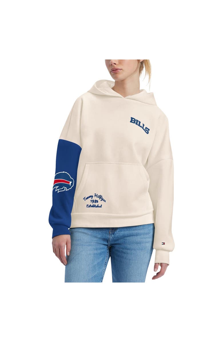Tommy Hilfiger Women's Tommy Hilfiger Cream/Royal Buffalo Bills Harriet Pullover Hoodie, Main, color, Cream