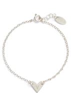 Nashelle Initial Heart Bracelet