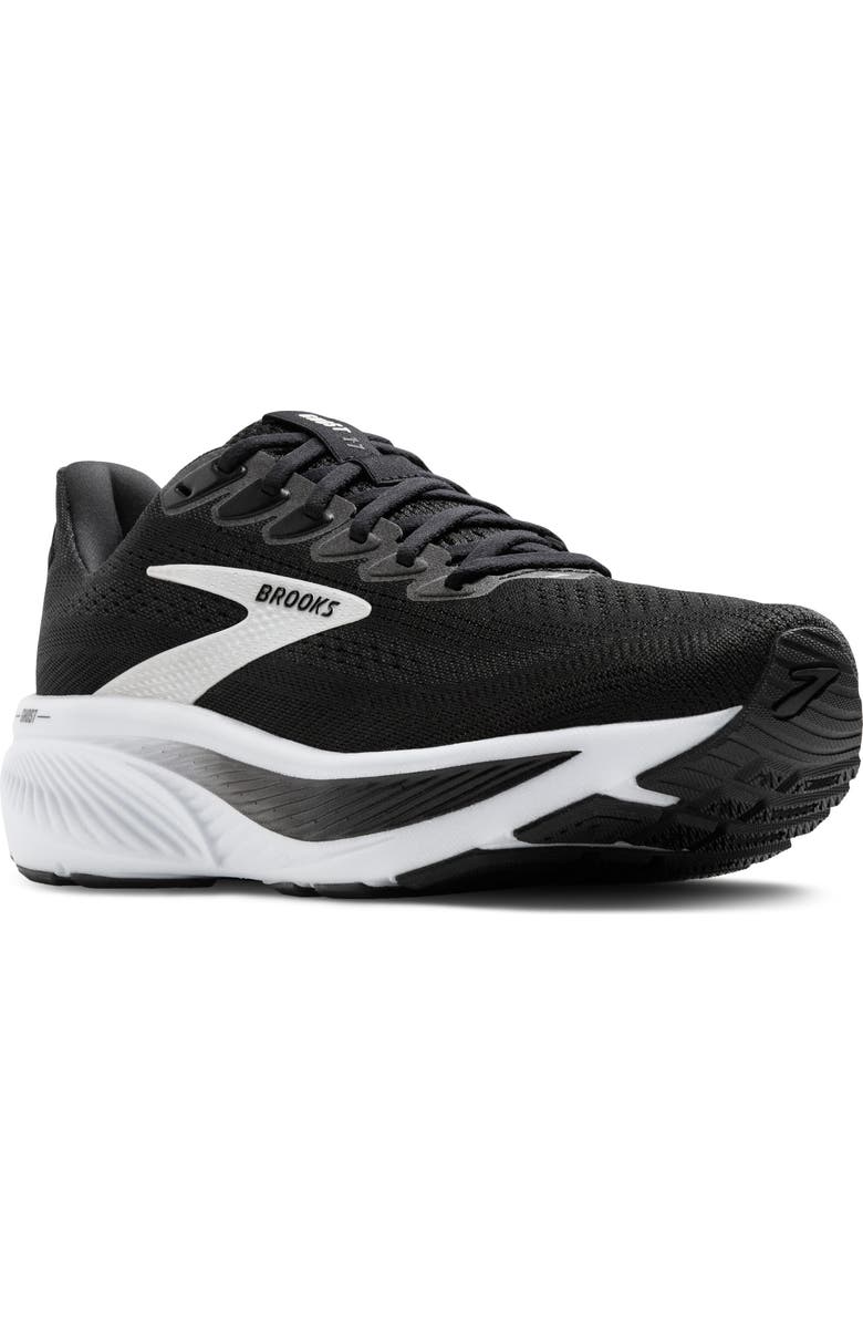 Brooks Ghost 17 Running Shoe, Main, color, Black/ Grey/ White