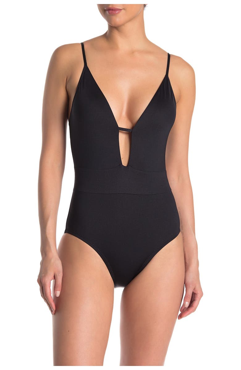 Becca Tie Back One-Piece Swimsuit, Main, color, 