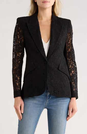 L'AGENCE Chamberlain Lace Blazer