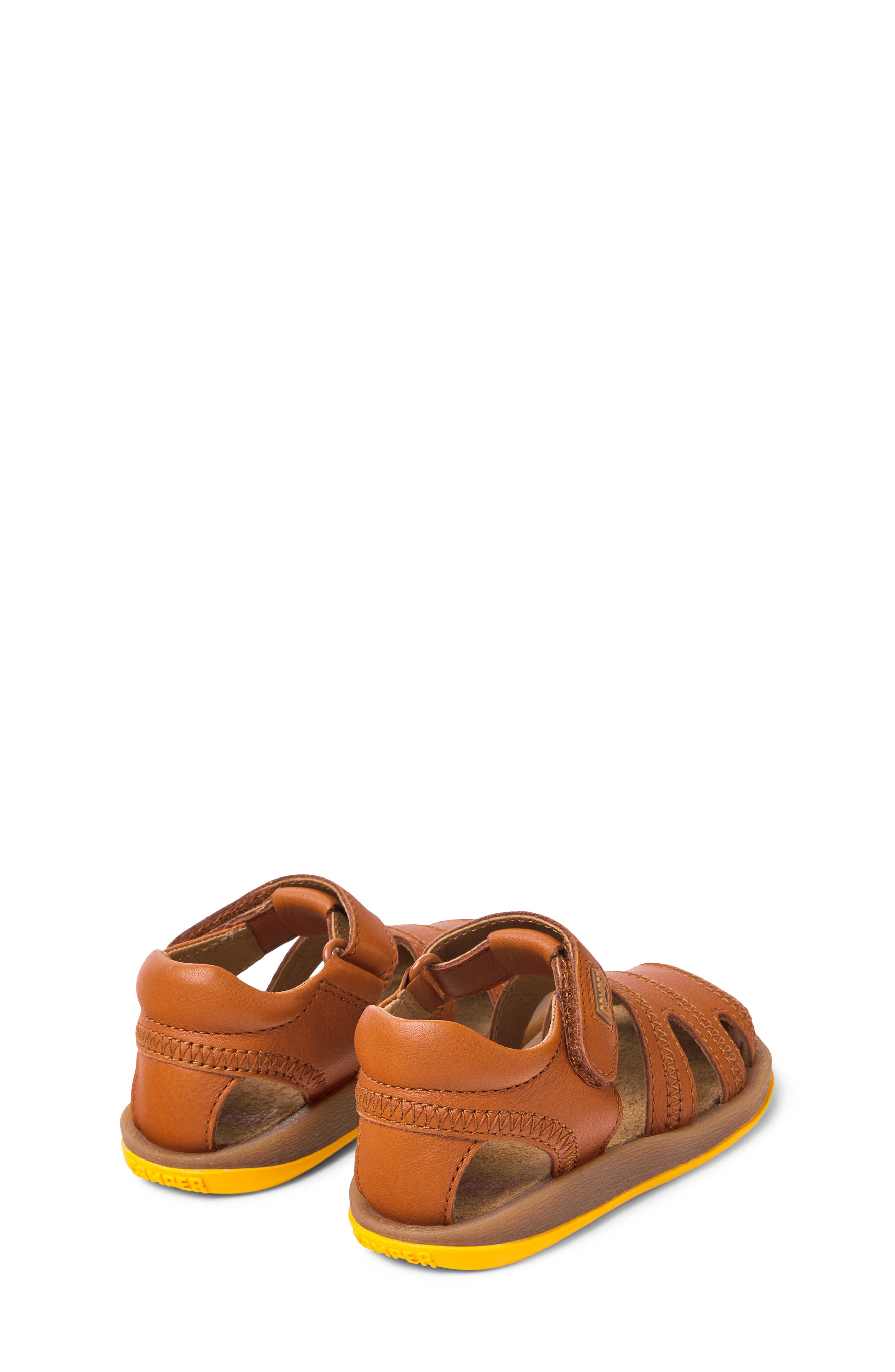 Kids' Bicho Sandal, Alternate, color, MEDIUM BRO