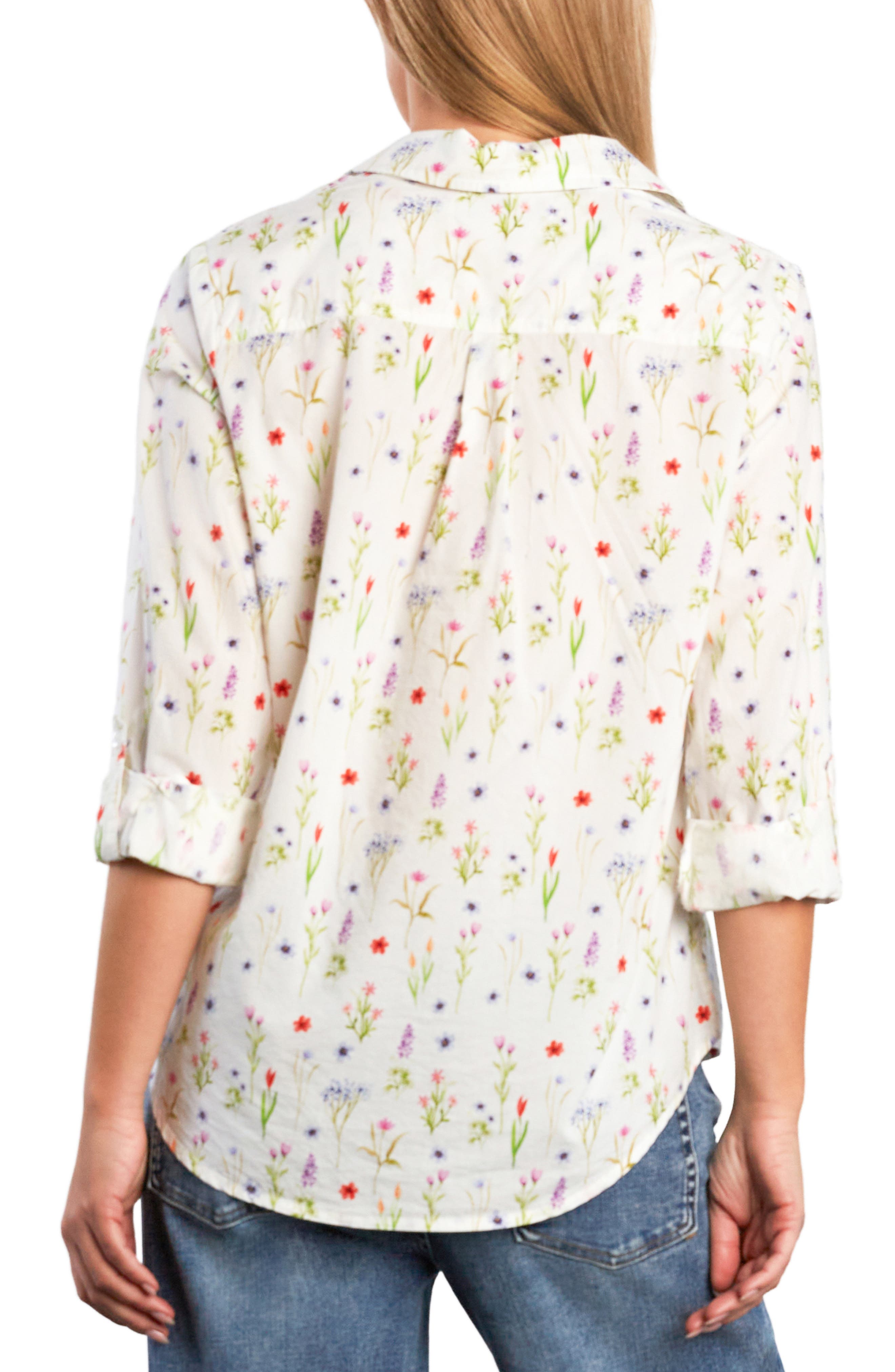 Cotton Blend Button-Up Shirt - image 4