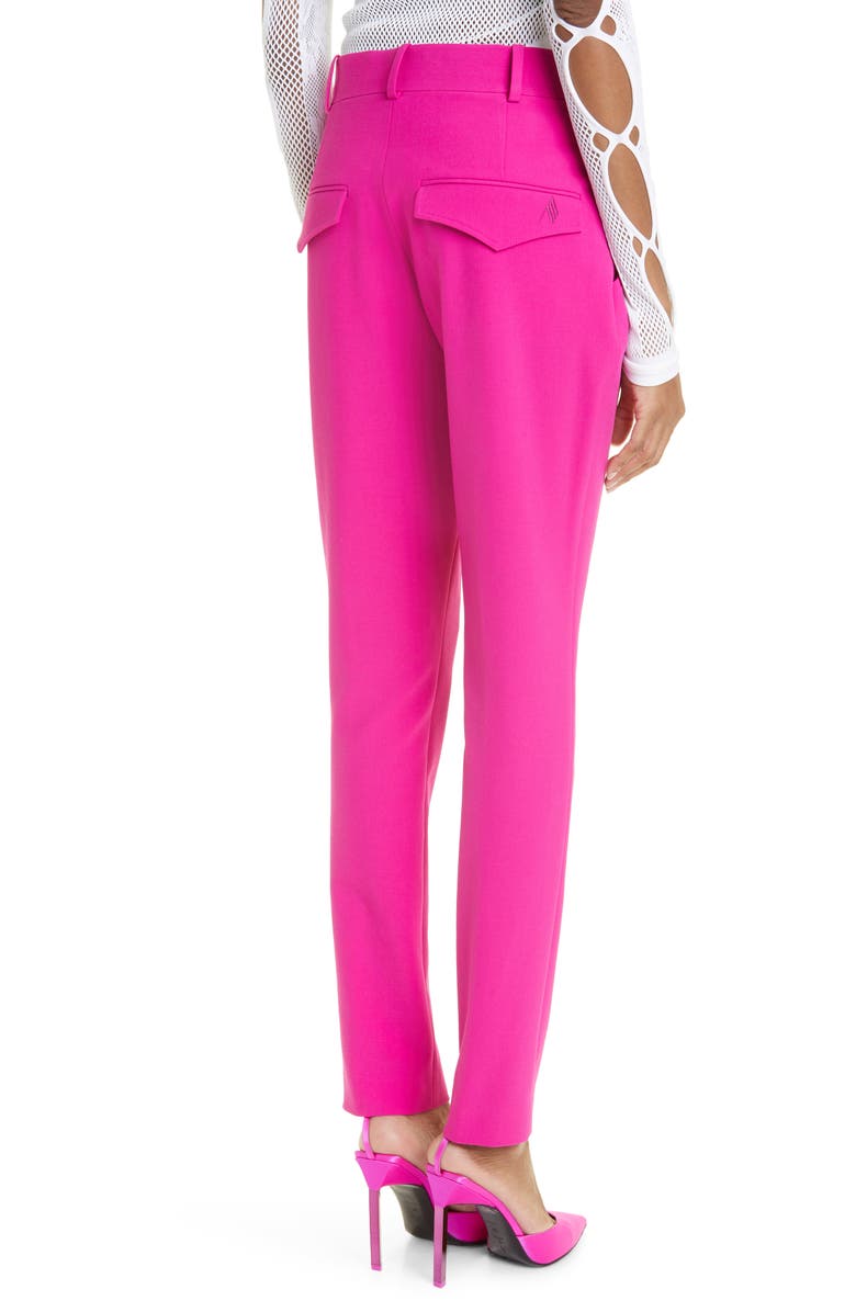 The Attico Berry Tailored Pants, Alternate, color, Super Pink