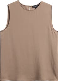 Theory Sleeveless Silk Blouse