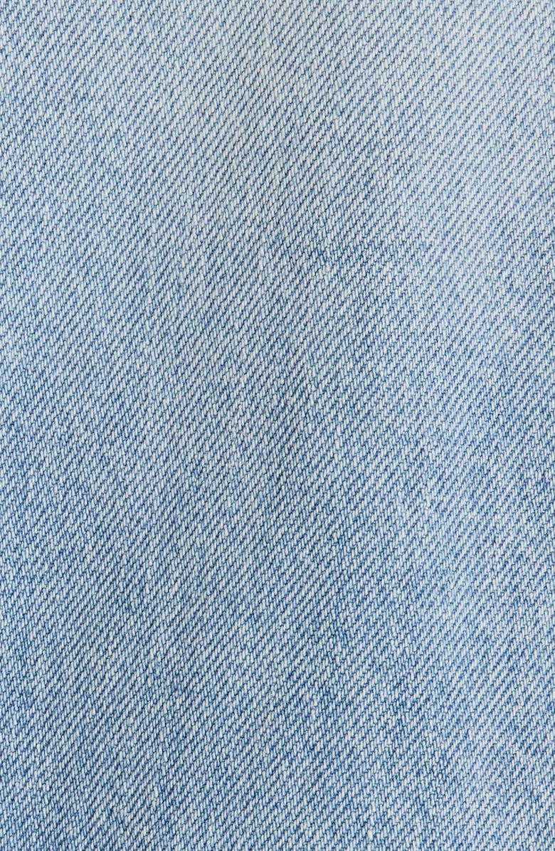 Valentino Garavani Contrast Border Denim Jacket, Alternate, color, Denim