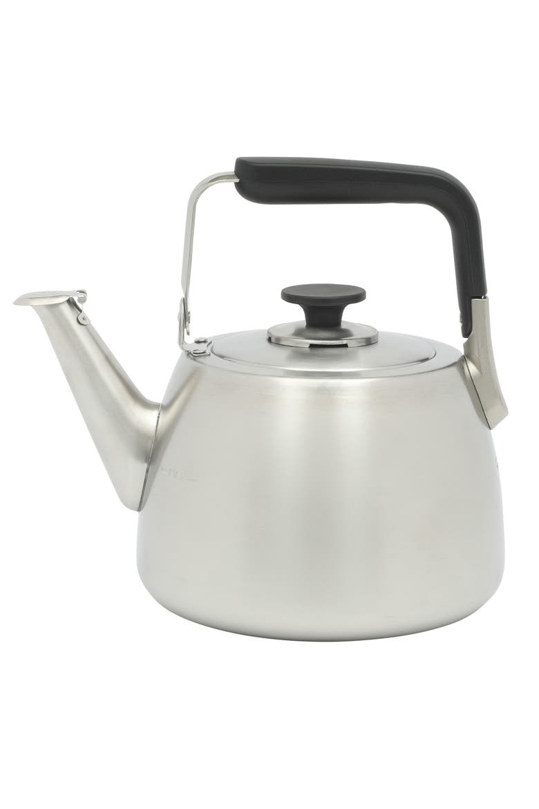 Stainless Steel Whistling Stovetop Tea Kettle, Main, color, Stainless Steel