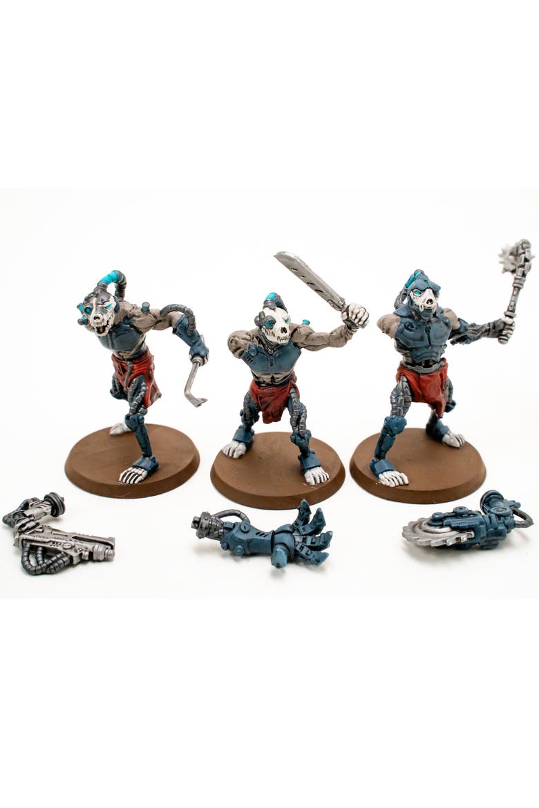 Heroscape, Upgraded Necrotech Reavers Common Army Expansion, Alternate, color, Multicolored