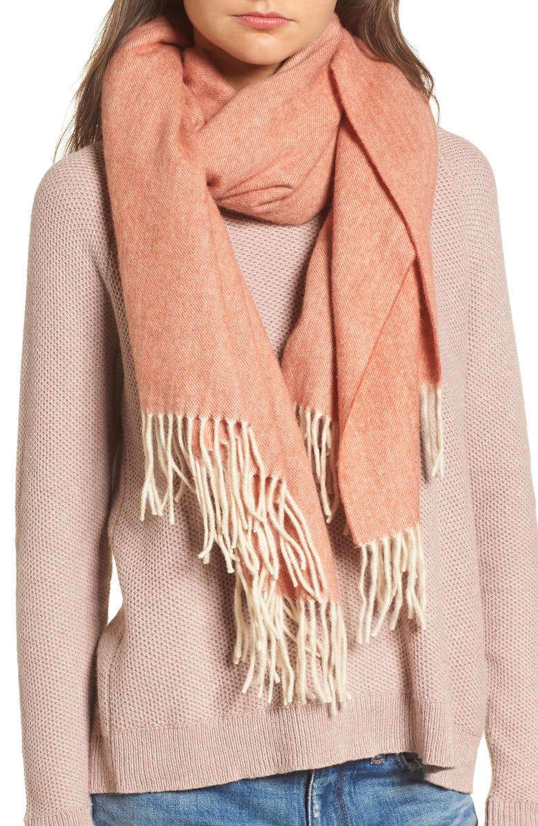 Madewell Fringe Cape Scarf, Alternate, color, 