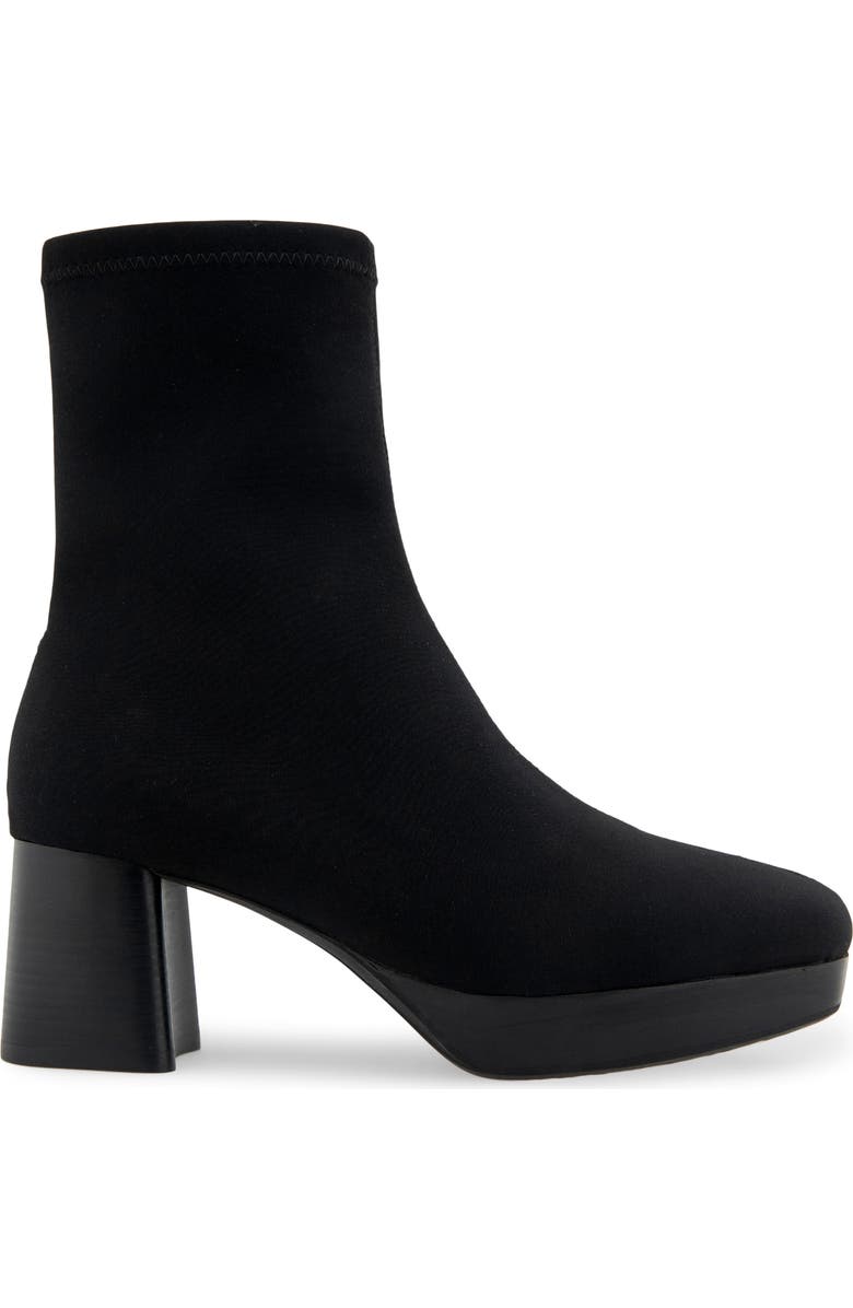 Aerosoles Sussex Block Heel Platform Bootie, Alternate, color, Black Stretch Gabardine