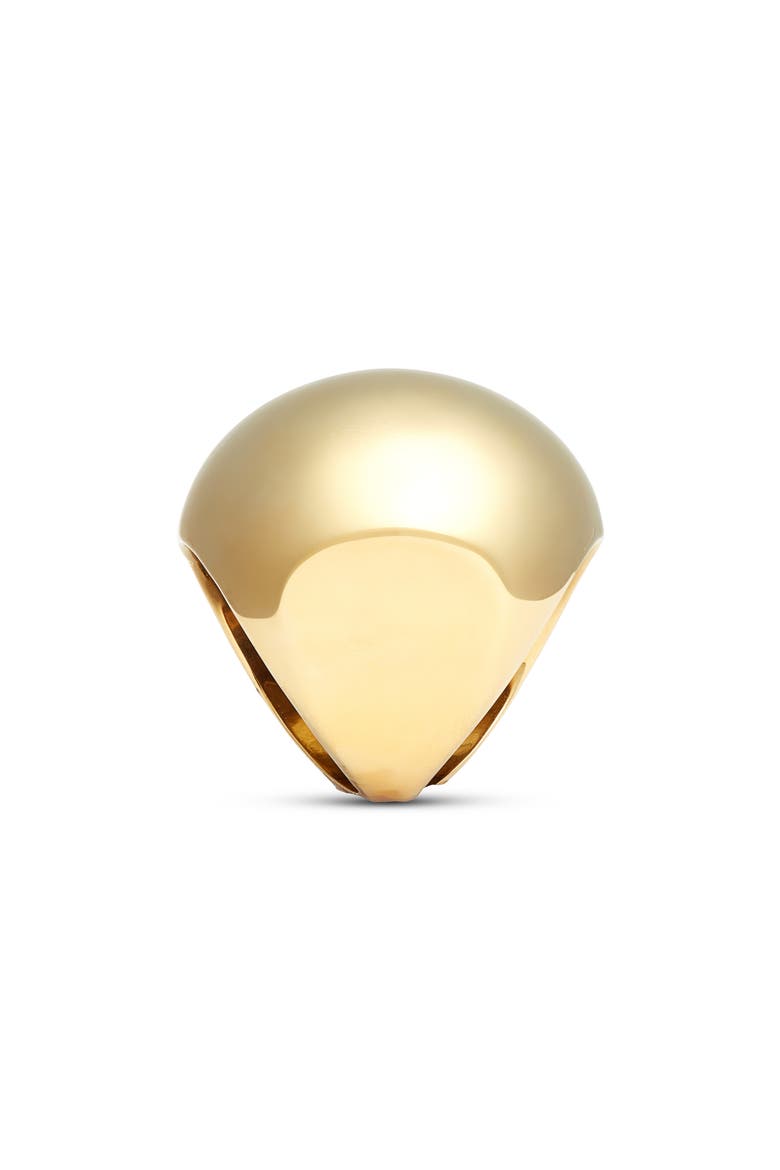 Supernova Signet Ring, Alternate, color, HIGH POLISH GOLD