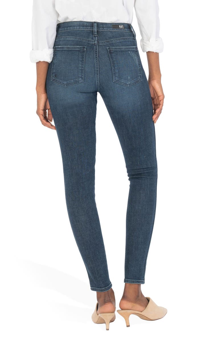 KUT from the Kloth Mia High Waist Skinny Jeans, Alternate, color, 