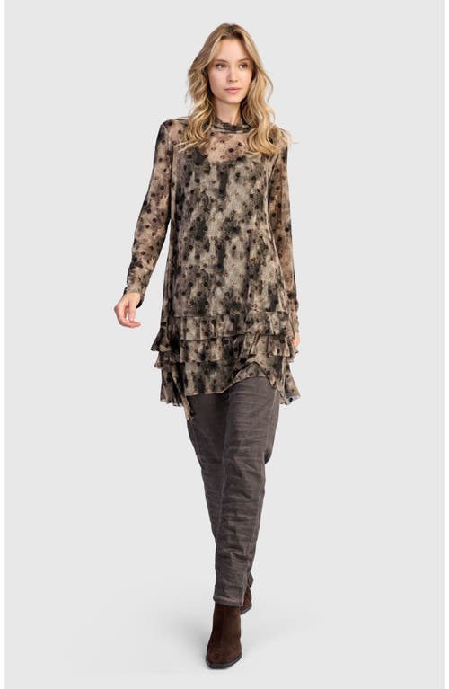 Alembika Cairn Mesh Swing Top In Brown