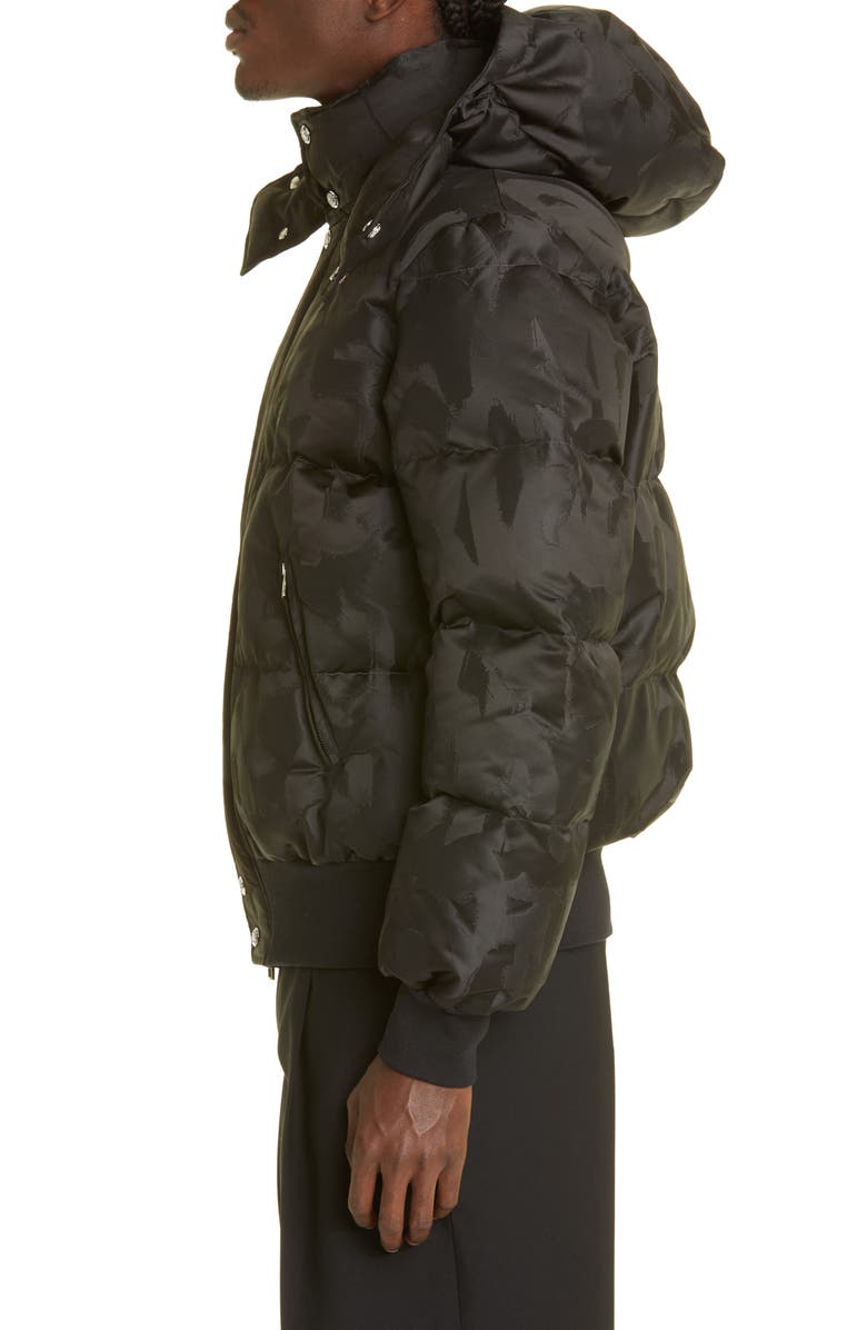 McQueen Graffiti Print Puffer Jacket, Alternate, color, 